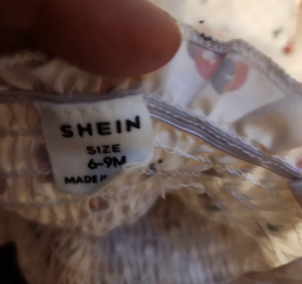 SHEIN White Cherry Patterned Outfit